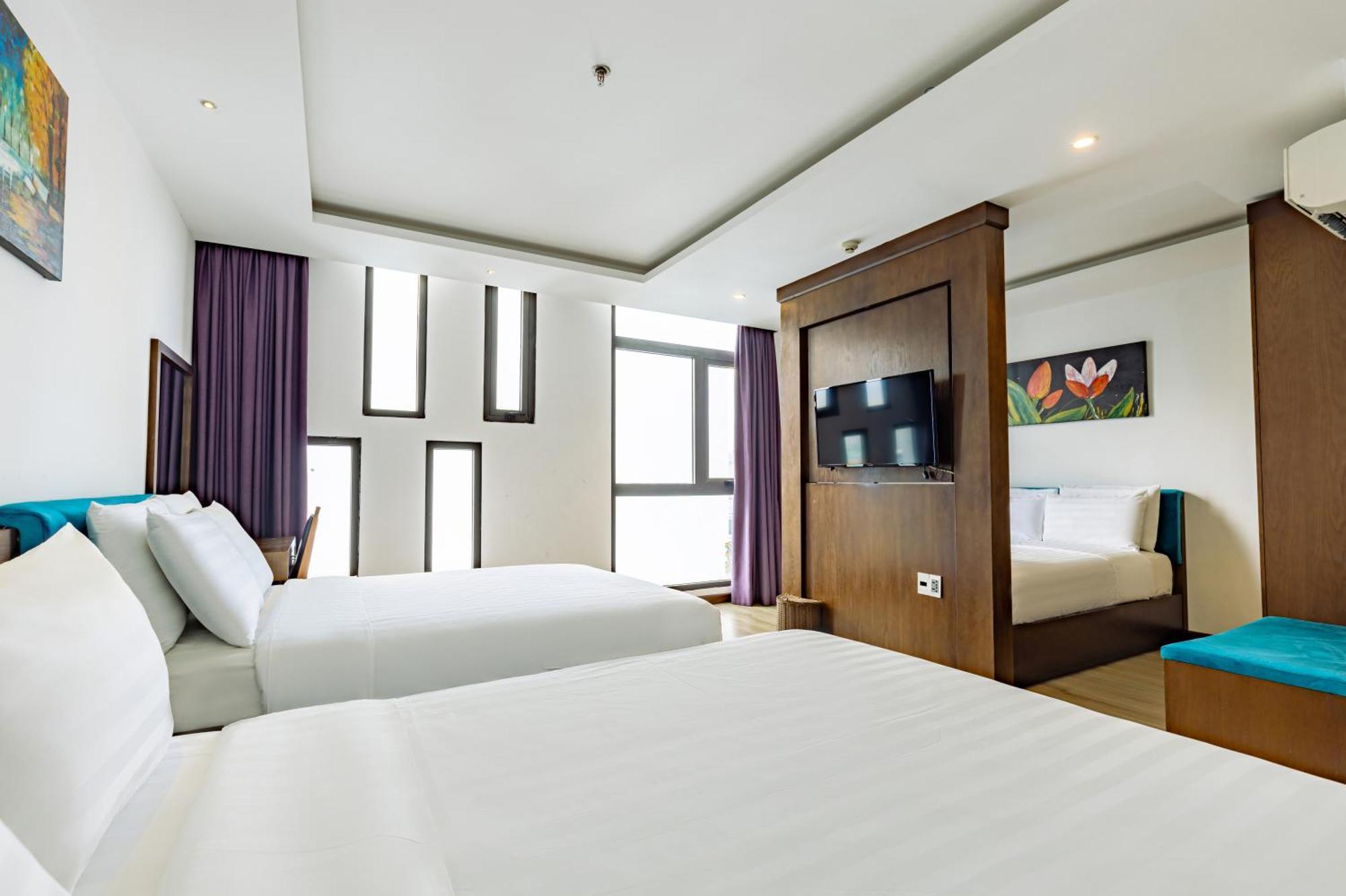 Golden Sun Hotel Danang Bagian luar foto